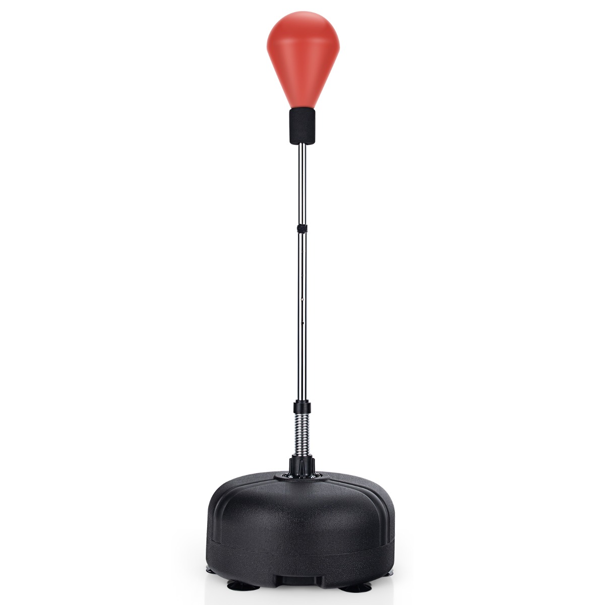 Punching Bag with Stand and Gloves-Red - Savings Store
