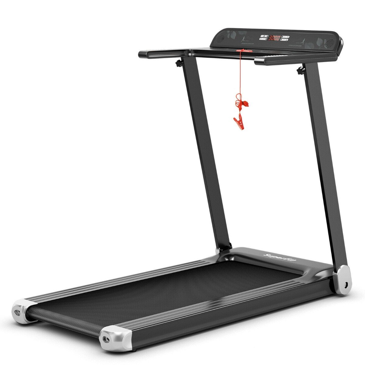 Treadmill - Folding Treadmill with APP Control and Bluetooth Speaker-Silver - Savings Store