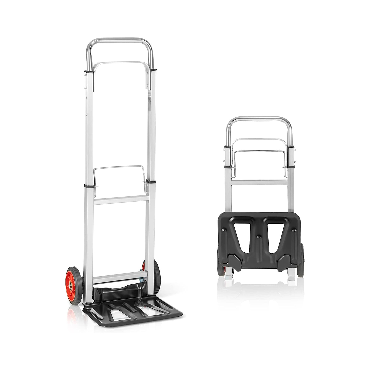 Aluminium Sack Truck Barrow with Adjustable Handle for Moving Shopping Travel - Savings Store