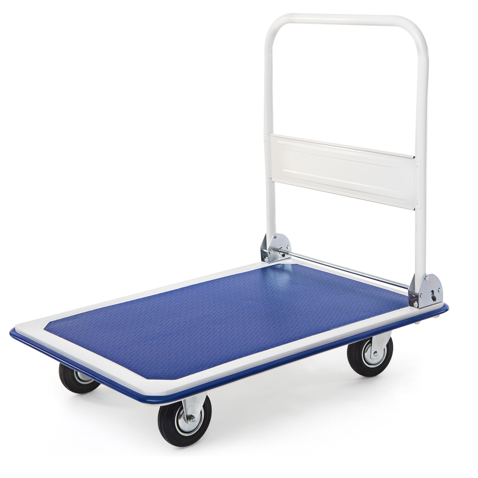 Folding Platform Trolley with Handle and Swivel Wheels - Savings Store