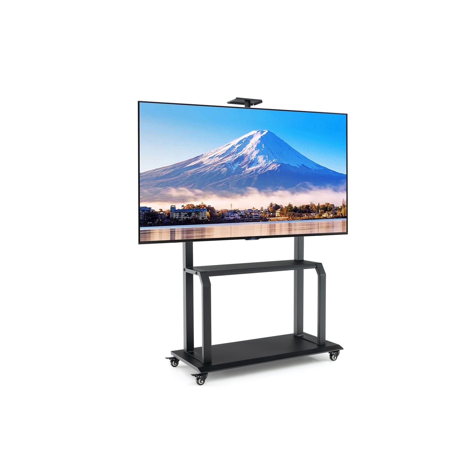TV Stand - Mobile TV Stand Rolling TV Cart with Camera Shelf and AV Shelves - Savings Store