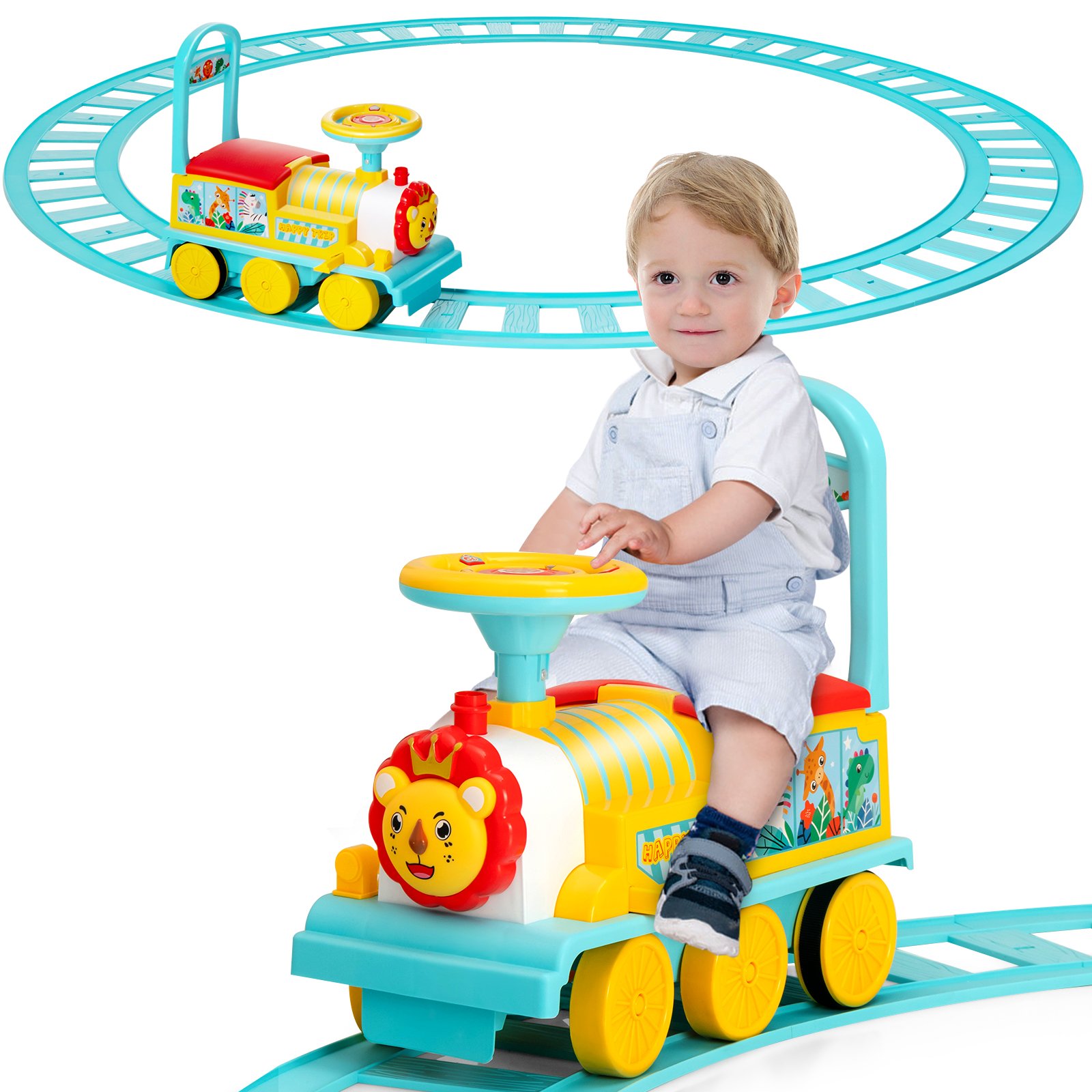 Kids Electric Car - 6V Battery Powered Electric Ride On Car - Blue - Savings Store