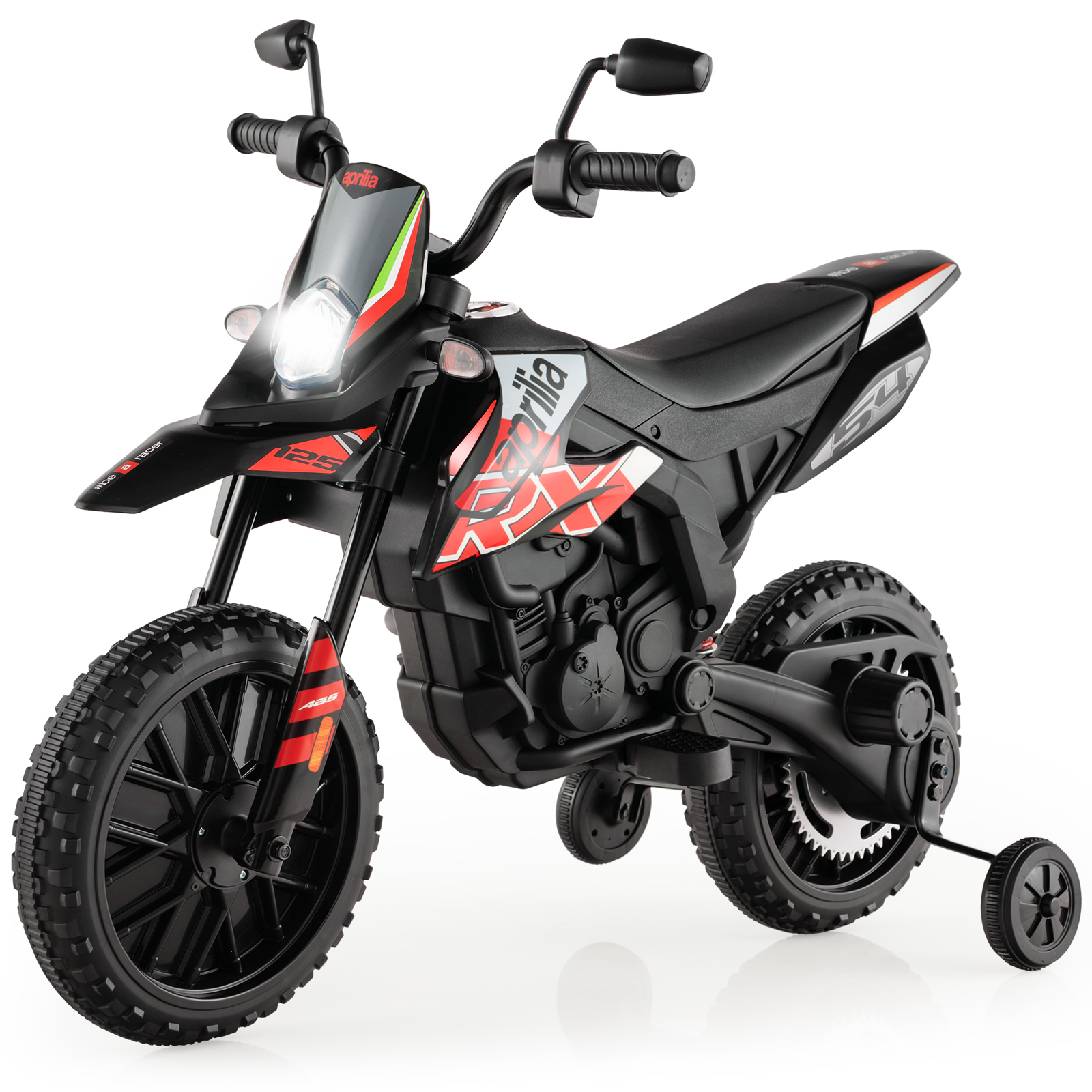 Toddler Motorbike with Music for 3-8 Years - Red - Savings Store