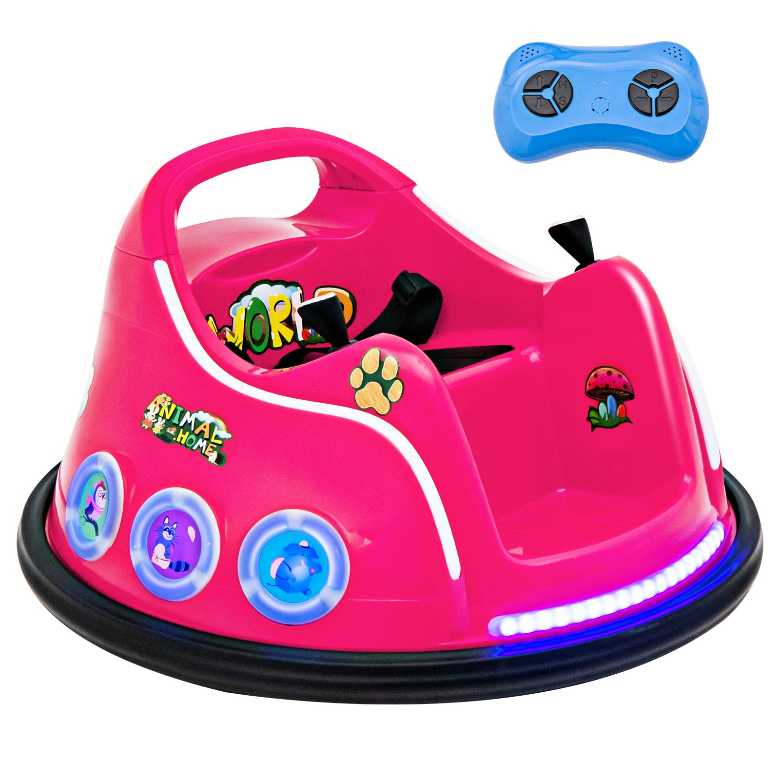 Kids Electric Car - Electric Bumper Car - Pink - Savings Store