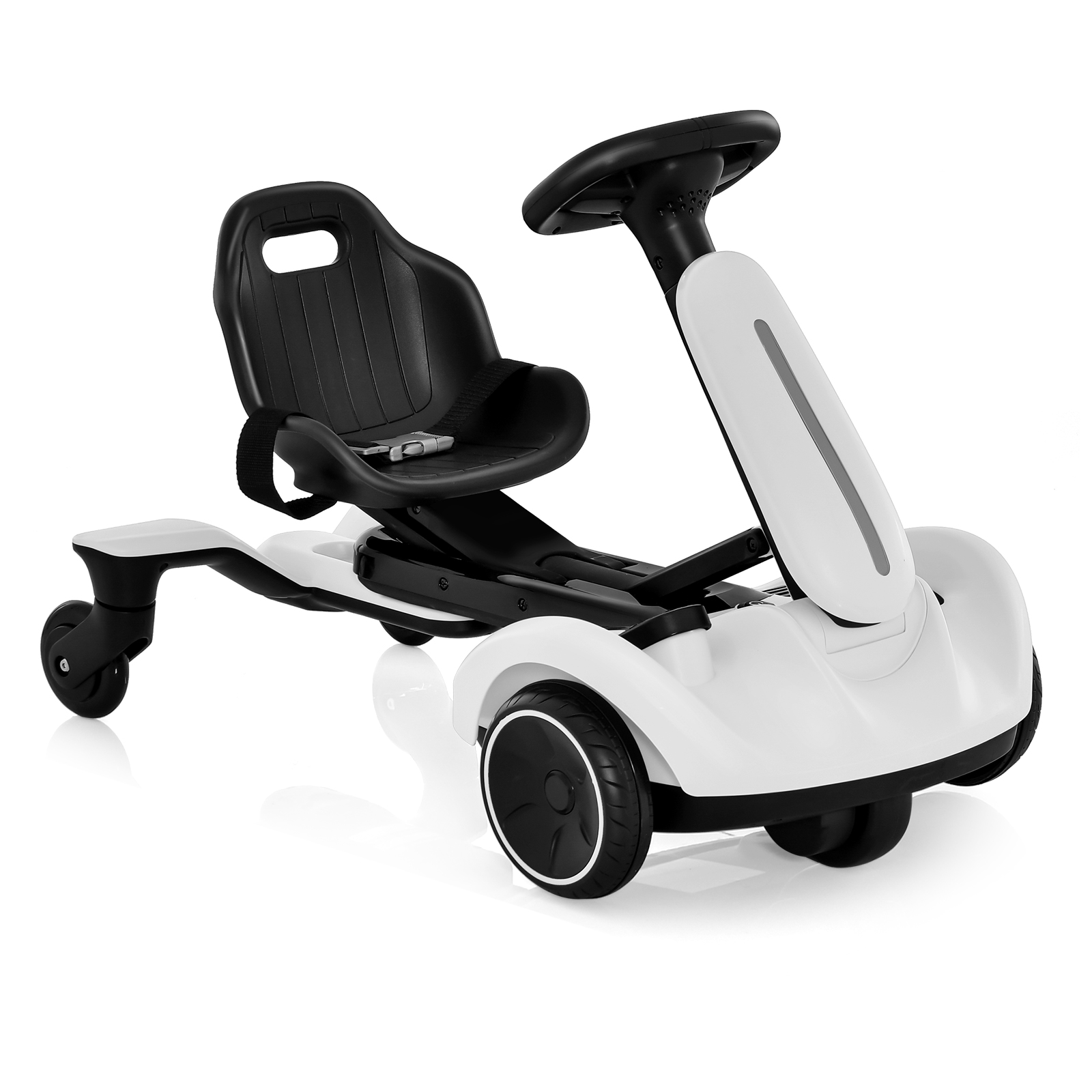 6V Electric Ride on Drift Car for Kids Aged 3-8 Years Old - White - Savings Store