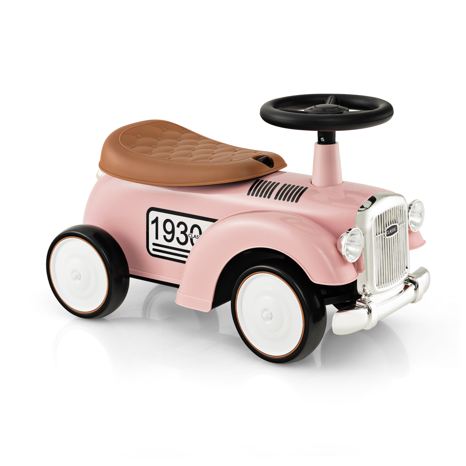 Kids Ride On Car with Under-Seat Storage - Pink - Savings Store