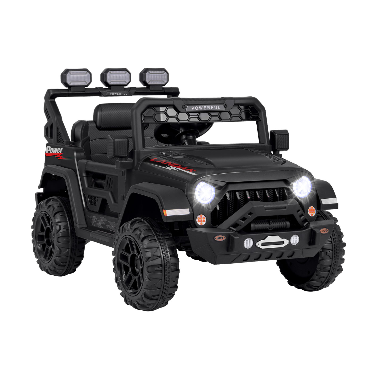 Kids Electric Vehicle - 12V Kids Ride on Truck - Black - Savings Store