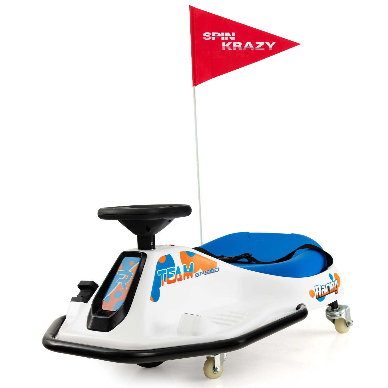 Kids Electric Vehicle - Electric Drifting Go Kart for Kids - Navy - Savings Store