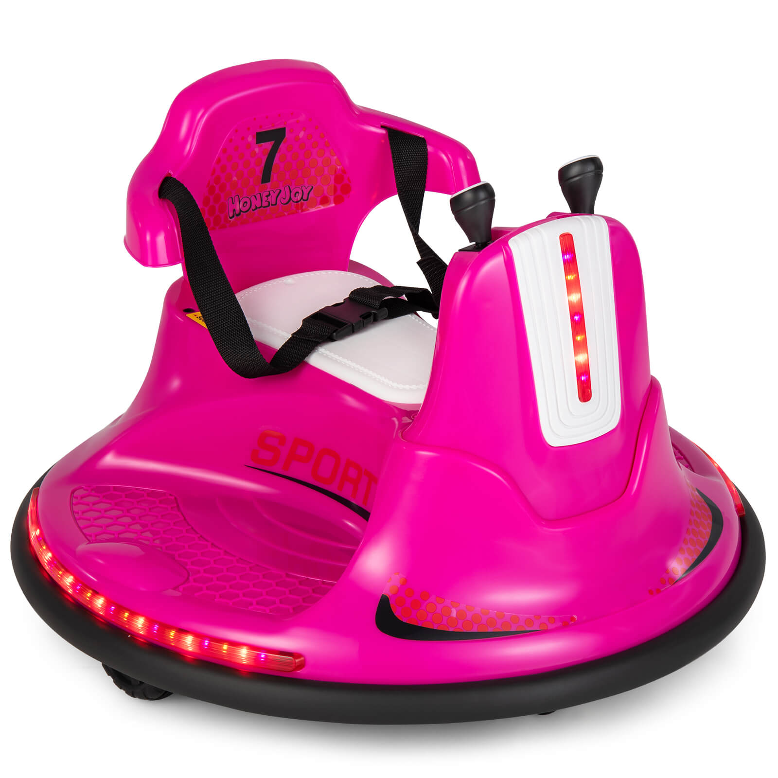 Kids Electric Car - 12V Kids Ride On Electric Bumper Car - Pink - Savings Store