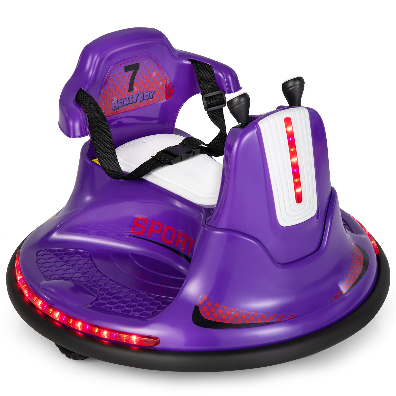 Kids Electric Car - 12V Kids Ride On Electric Bumper Car - Purple - Savings Store