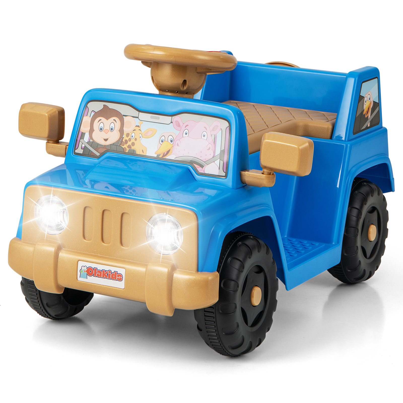 Kids Electric Vehicle - 6V Kids Riding Toy - Navy - Savings Store