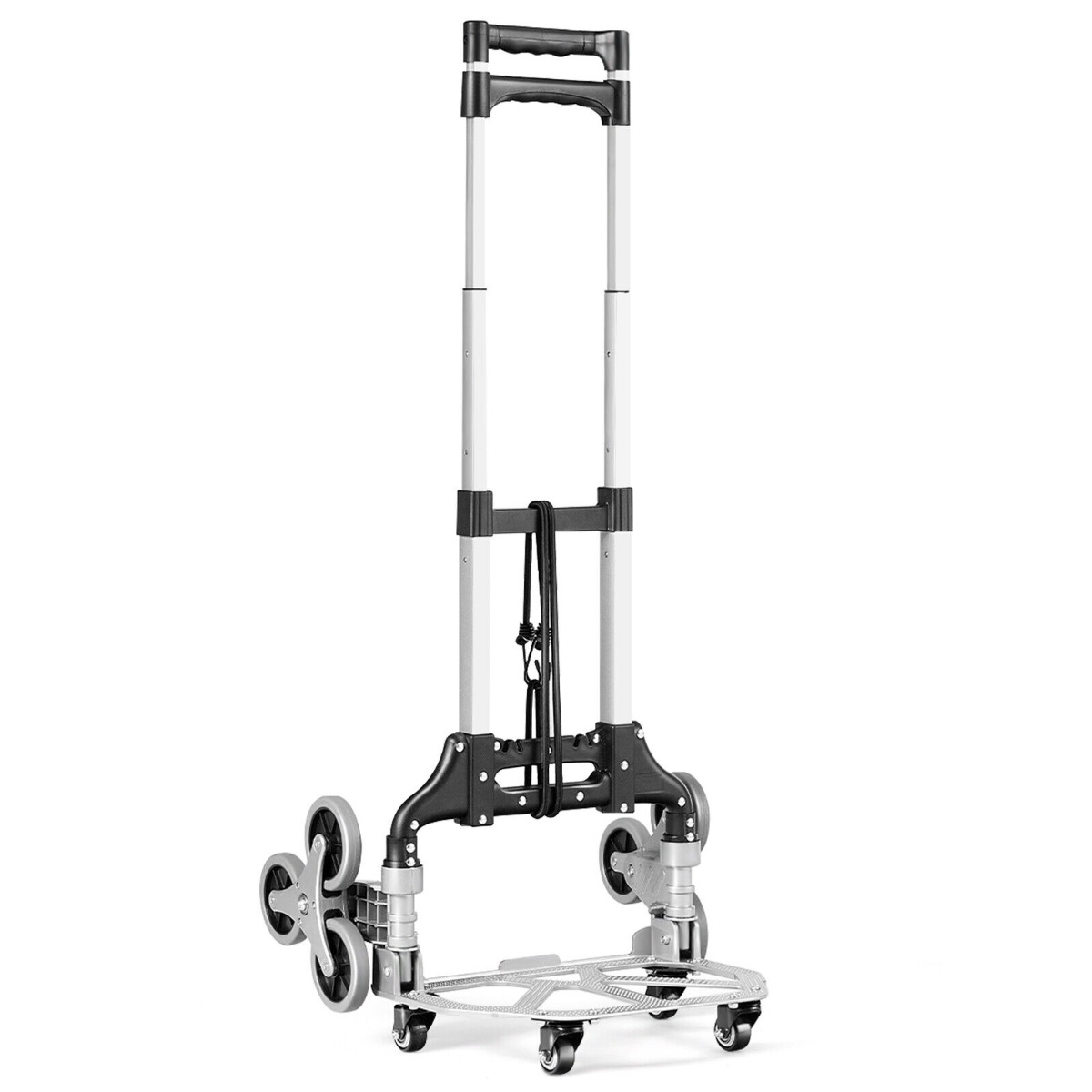 Outdoor Folding Hand Truck with 4 Universal Wheels and Elastic Rope - Savings Store