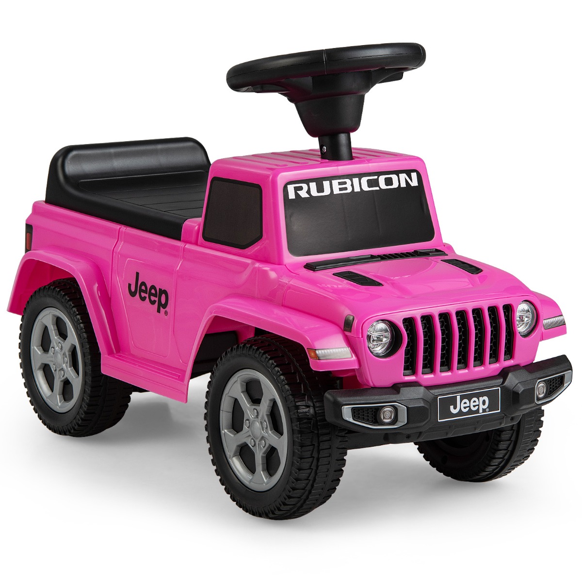 Licensed Jeep Ride-On Push Car with Steering Wheel - Pink - Savings Store
