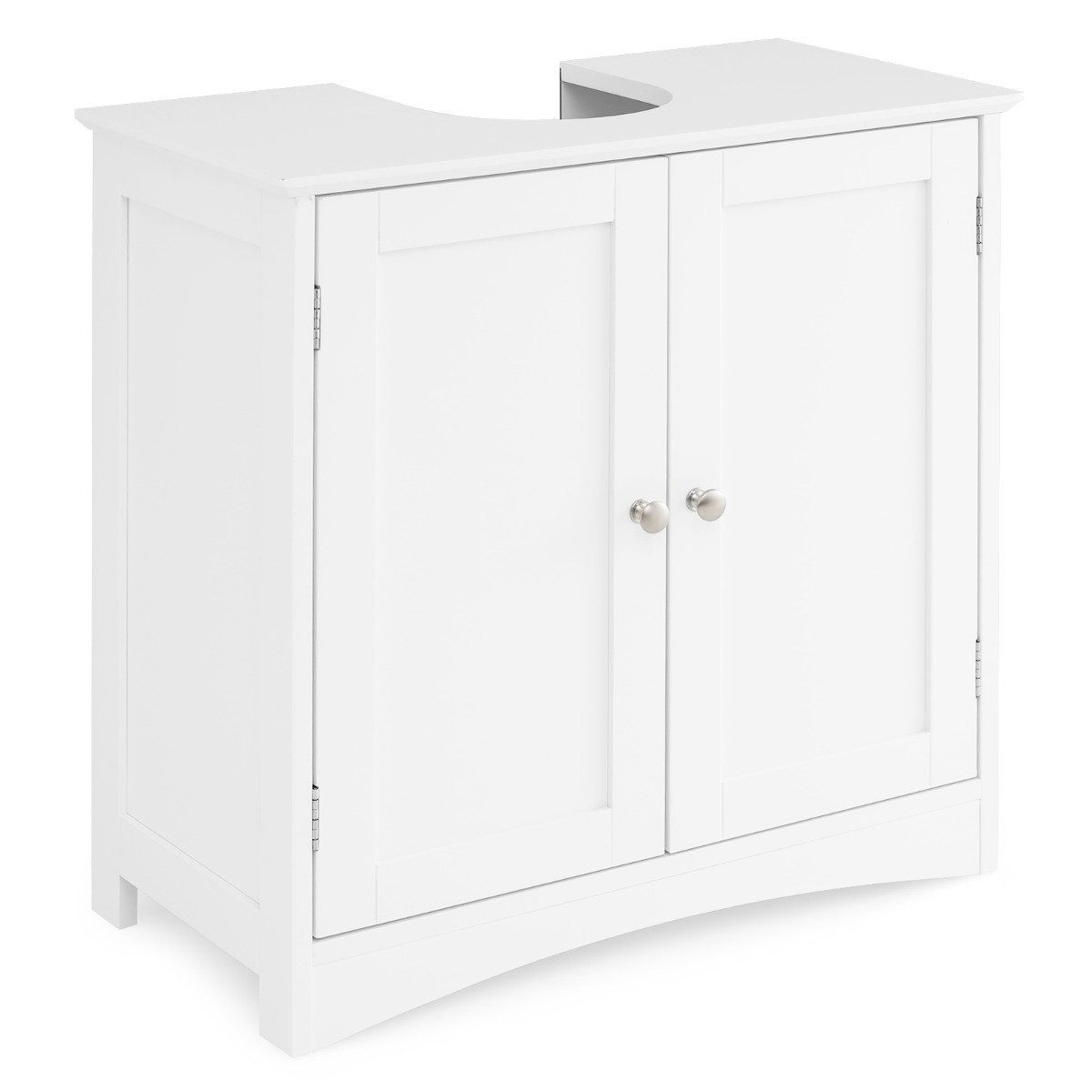 Under Sink Cabinet Freestanding Bathroom Vanity Cabinet-White - Savings Store