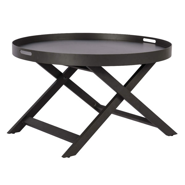 Kyojin Metal Coffee Table - Grey - Sigrid Mills