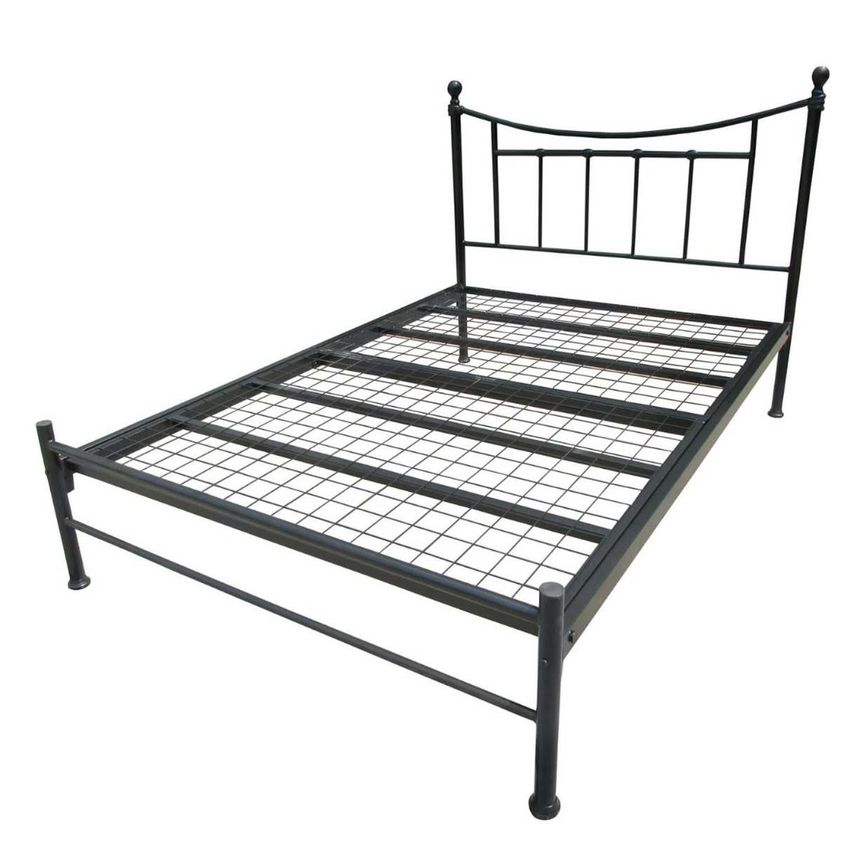 Bristol Classic Metal Bed Frame - 3ft Single Black - Beds-To-Go