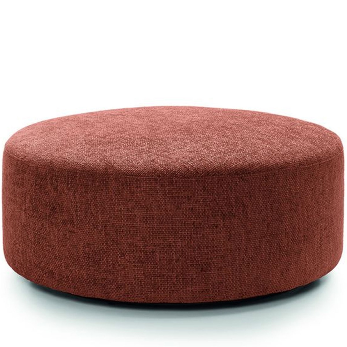 Zazzles Smart Linen Large Swivel Footstool - Burnt Orange - Moonlight Interiors
