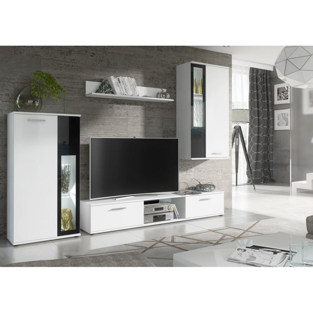 Wow Entertainment Unit in [White & Black] - Art Nest