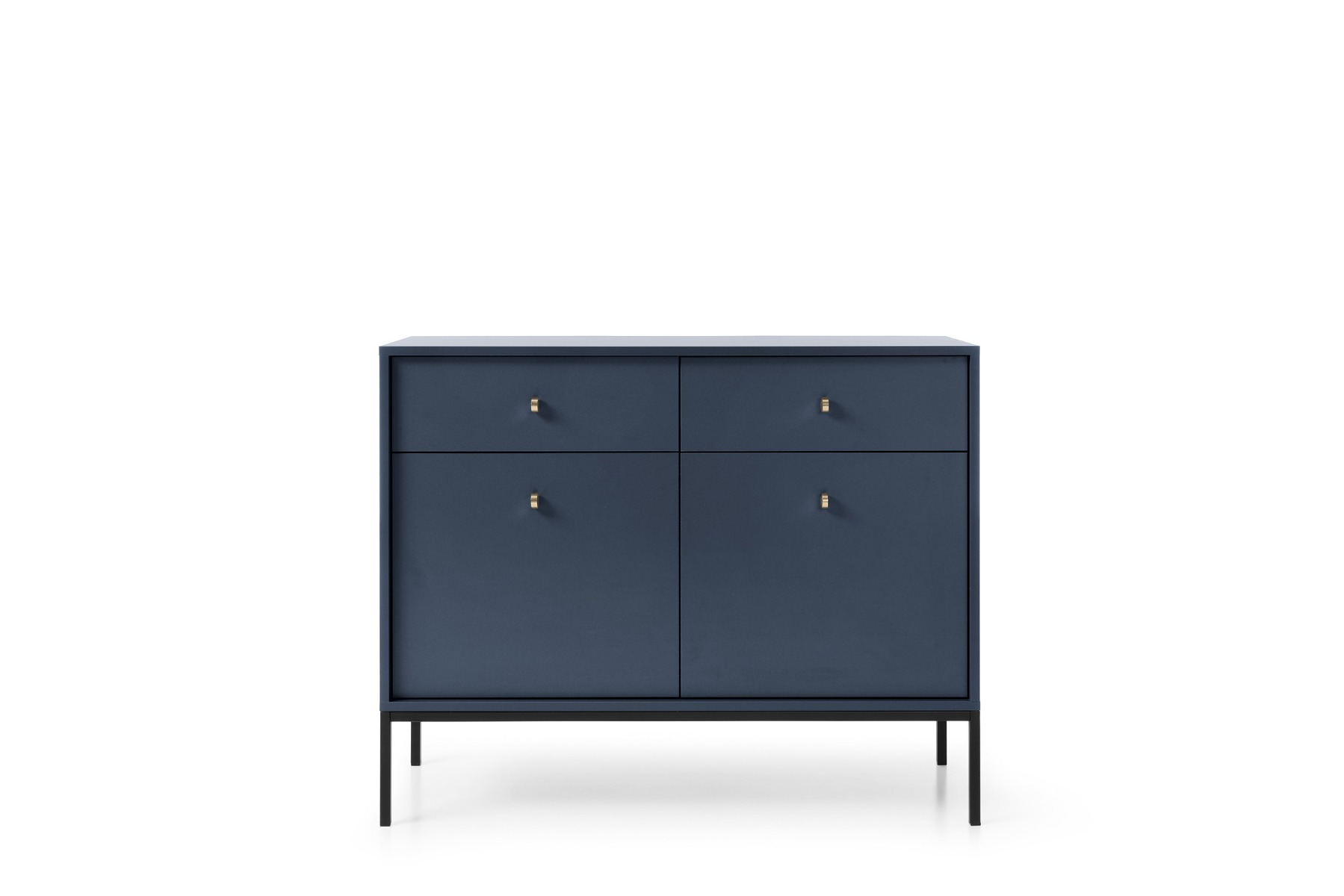 Norwich Sideboard with drawers 104cm - Navy Blue - Moonlight Interiors
