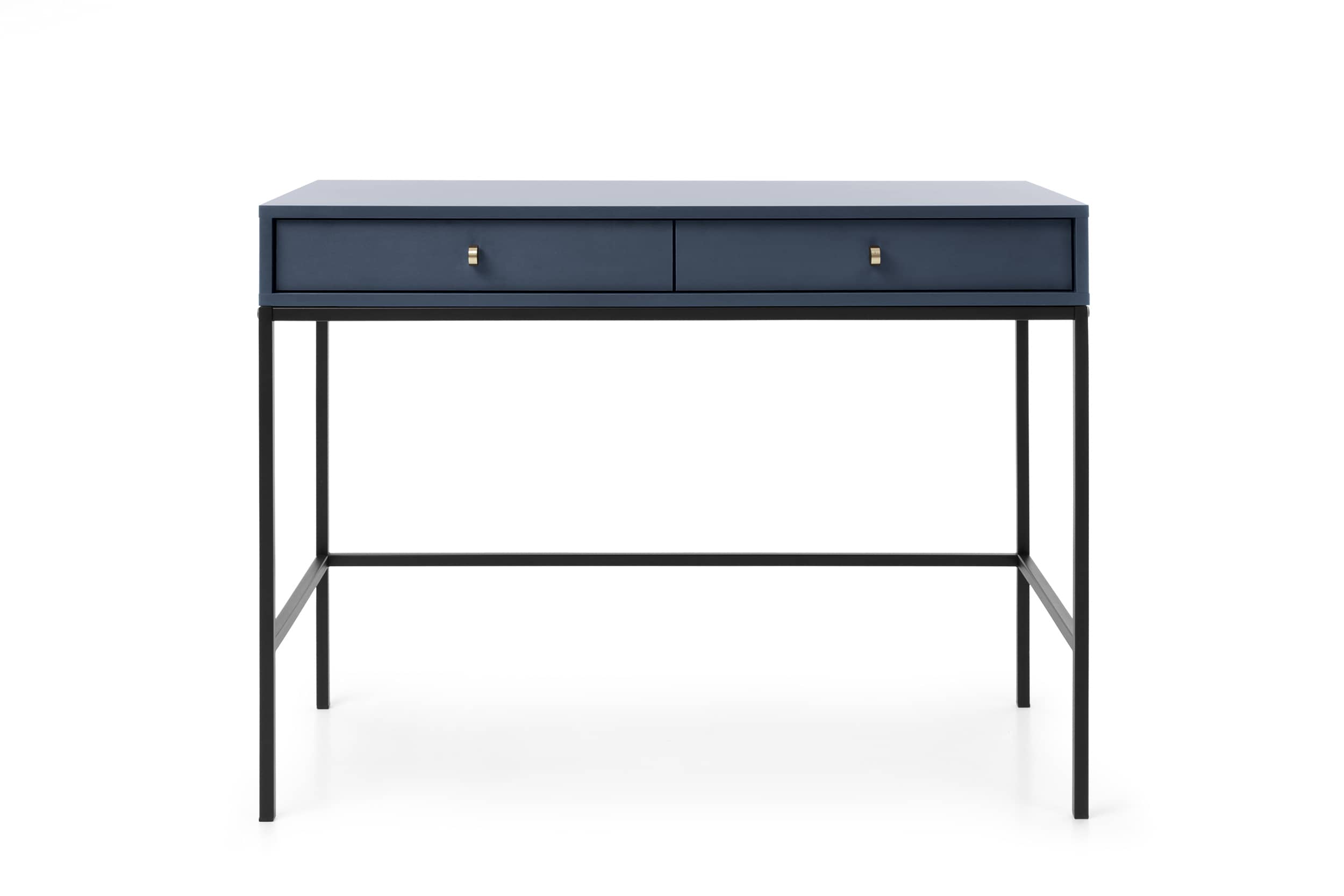 California Computer Desk with 2 Drawers - Navy - Art Nest