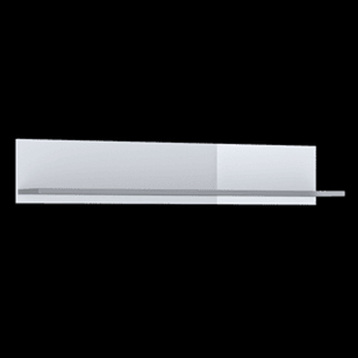 Bitternut Wall Shelf - White and Grey - Art Nest