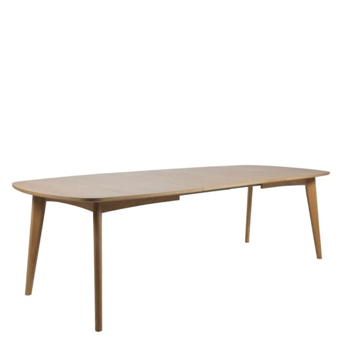 YELLOR Oval-Shape Extendable Dining Table - Light Oak - Rosalind Collection