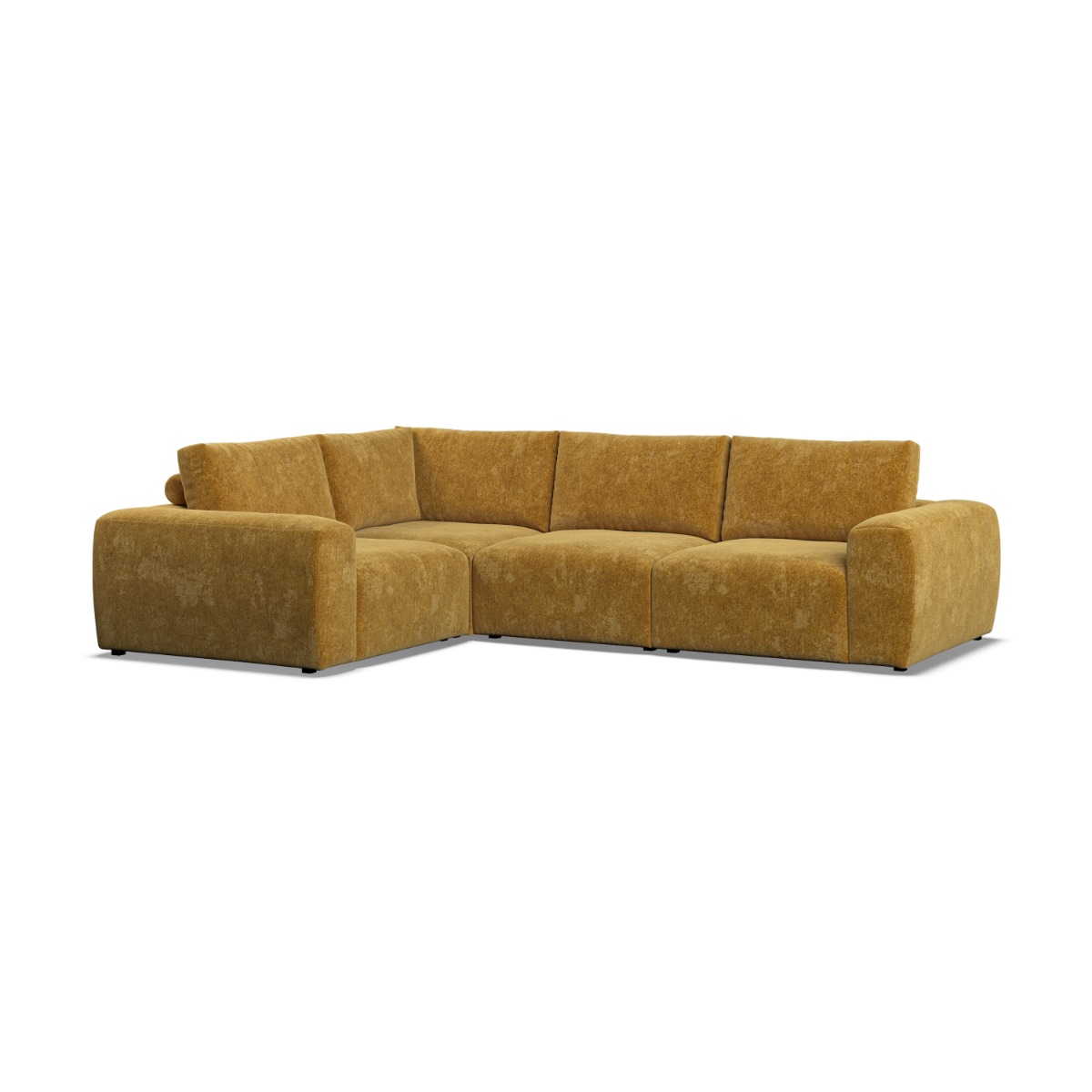 Corner Sofa - GRAZ Fabric 4 Seater Right Hand Facing - Sunny - Edgbaston Living