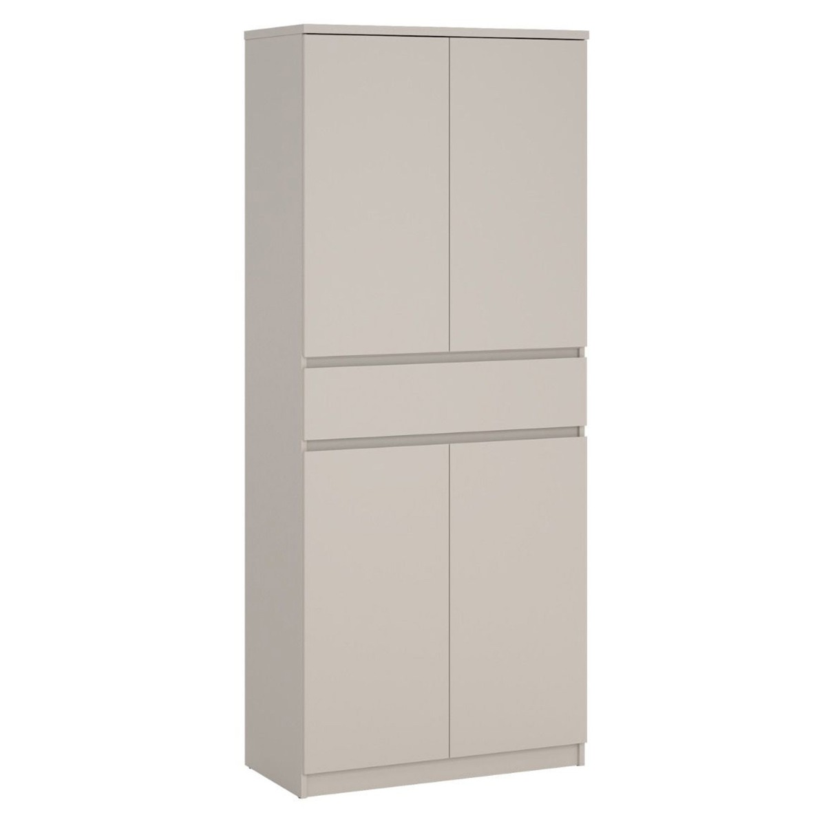 NANAIMO Shoe Cabinet with 4 Doors and 1 Drawer - Cashmere