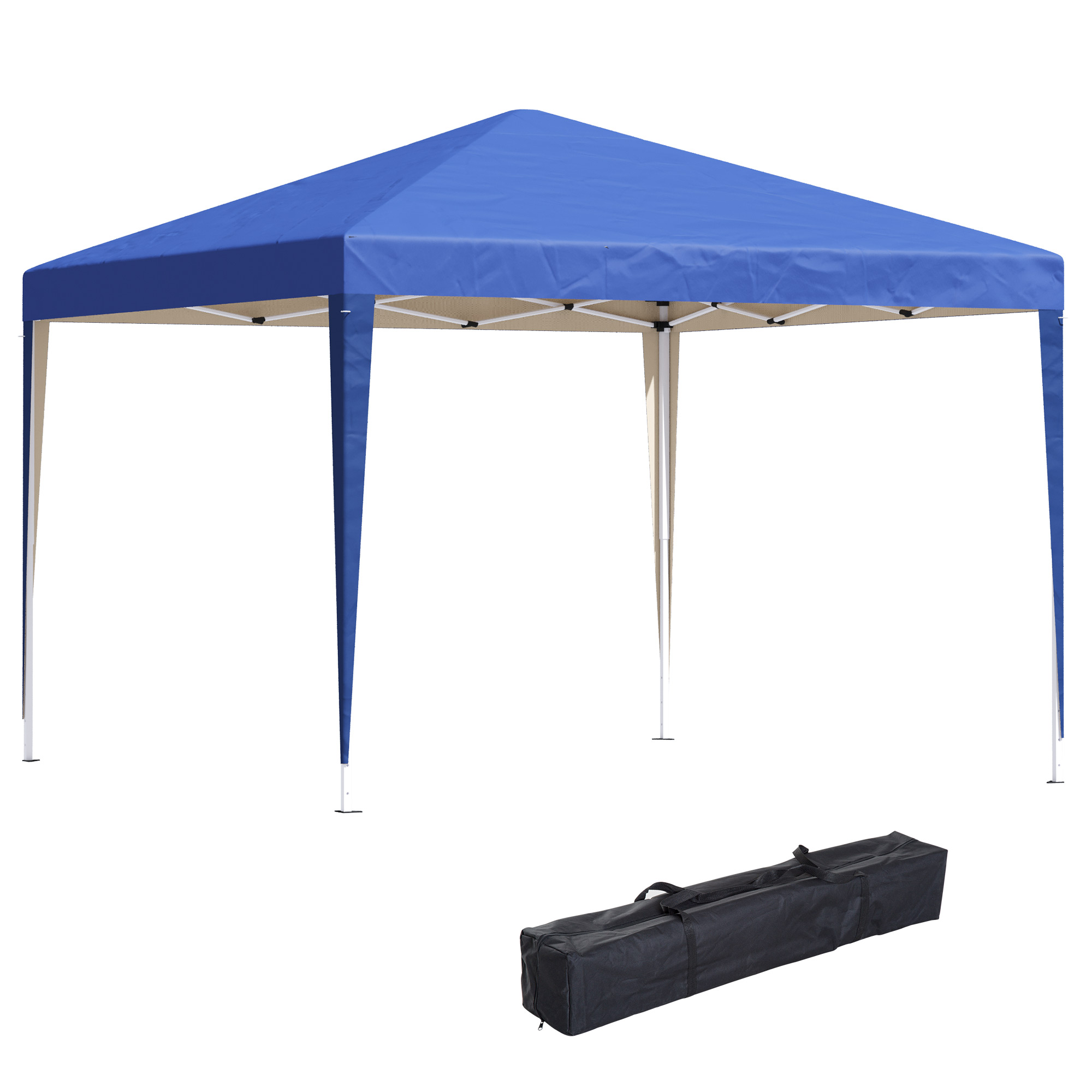 3 x 3M Garden Pop Up Gazebo Marquee Party Tent Wedding Canopy (Blue) + Carrying Bag - Life Essentials