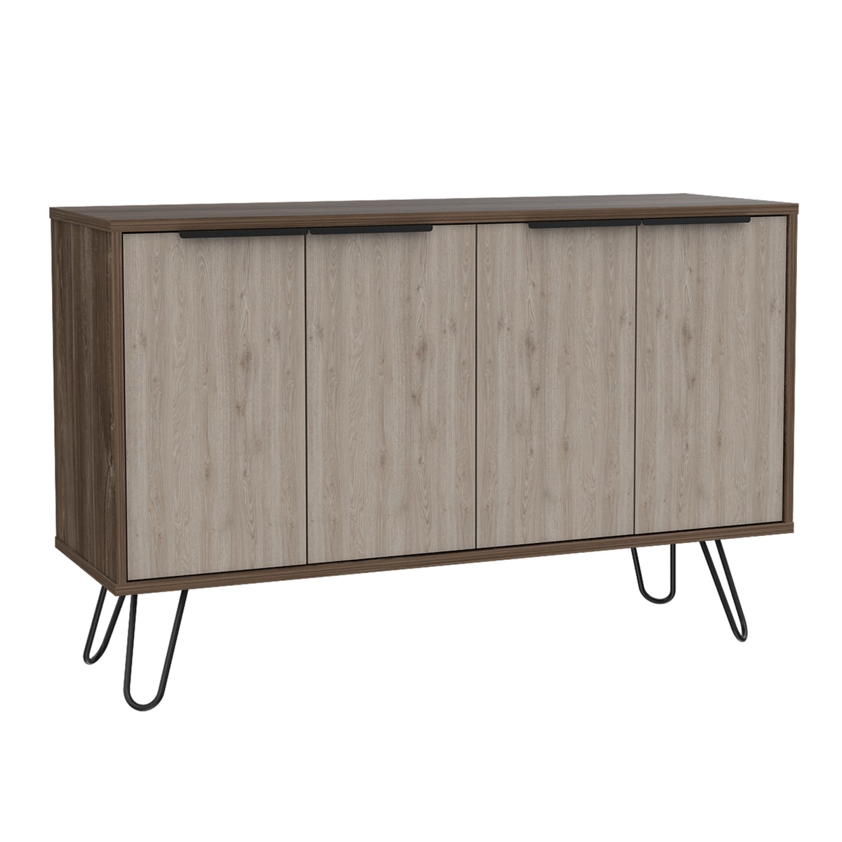 Nevada Large 4 Door Sideboard - Smoked Oak - Colton & Sawyer