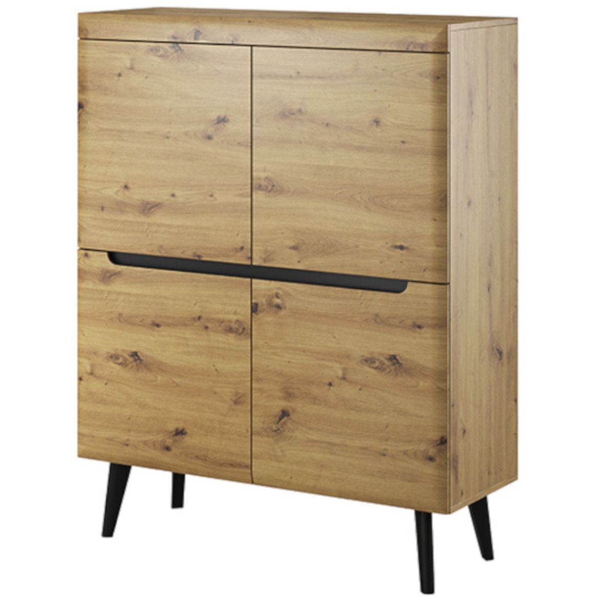 Serie 2 Door Sideboard Cabinet - Oak Artisan - Art Nest