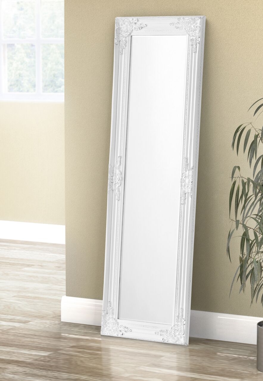 Palais White Dress Mirror - JB Collections
