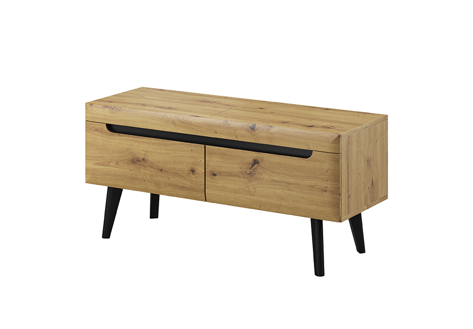 Halifax TV Stand 107cm - Oak - Moonlight Interiors