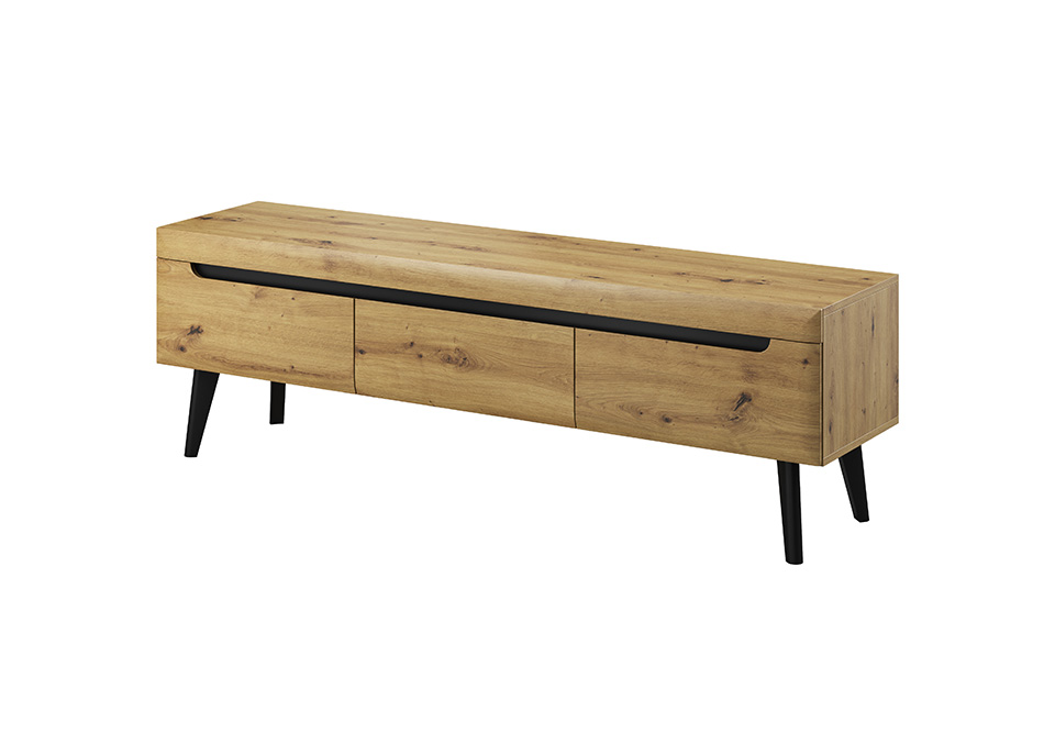 Halifax TV Stand 160cm - Oak - Moonlight Interiors