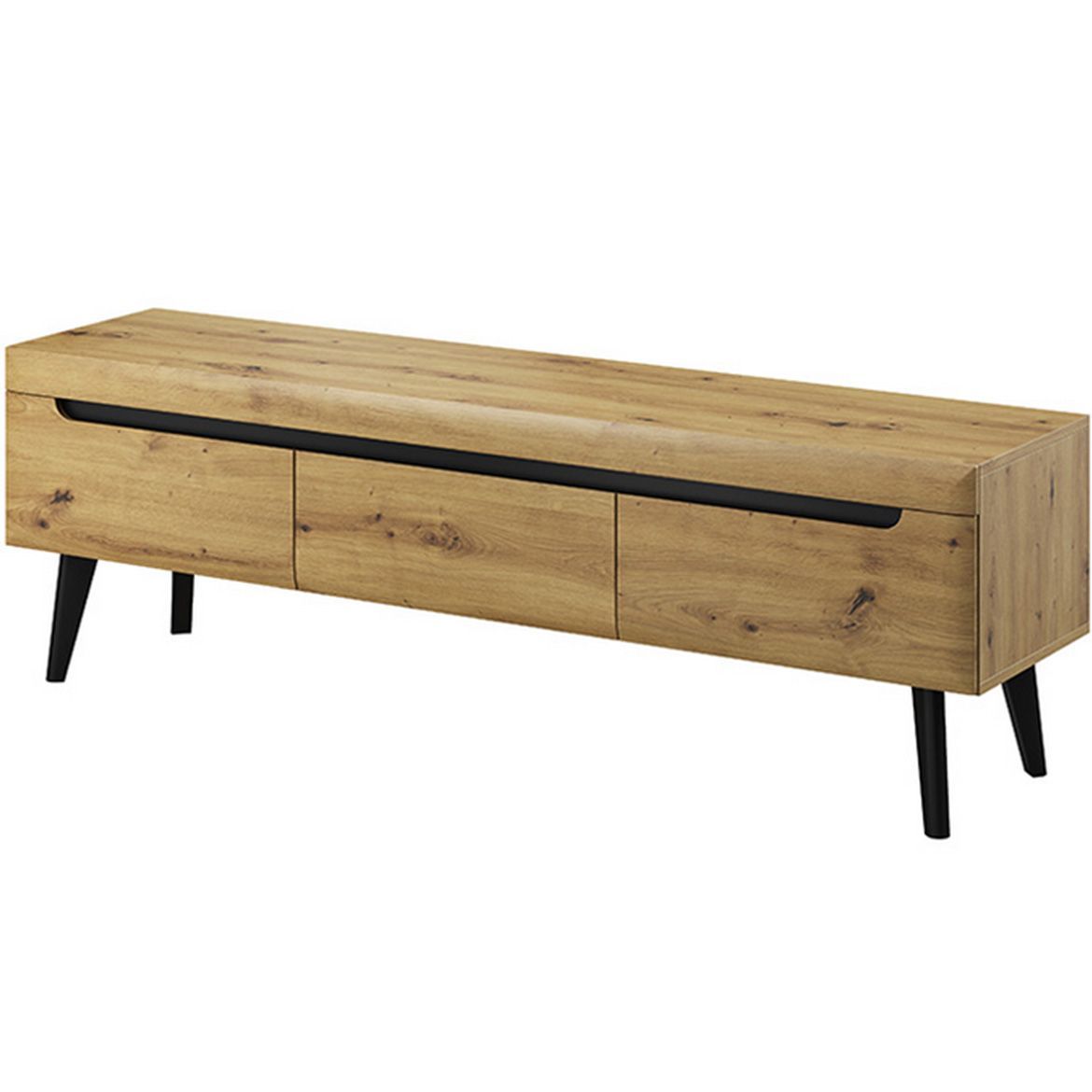 Serie Large TV Cabinet - Oak Artisan - Art Nest