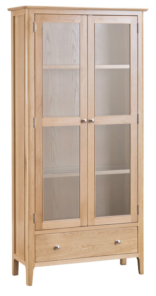 Norwich Display Cabinet - Oak - Kettle Homes