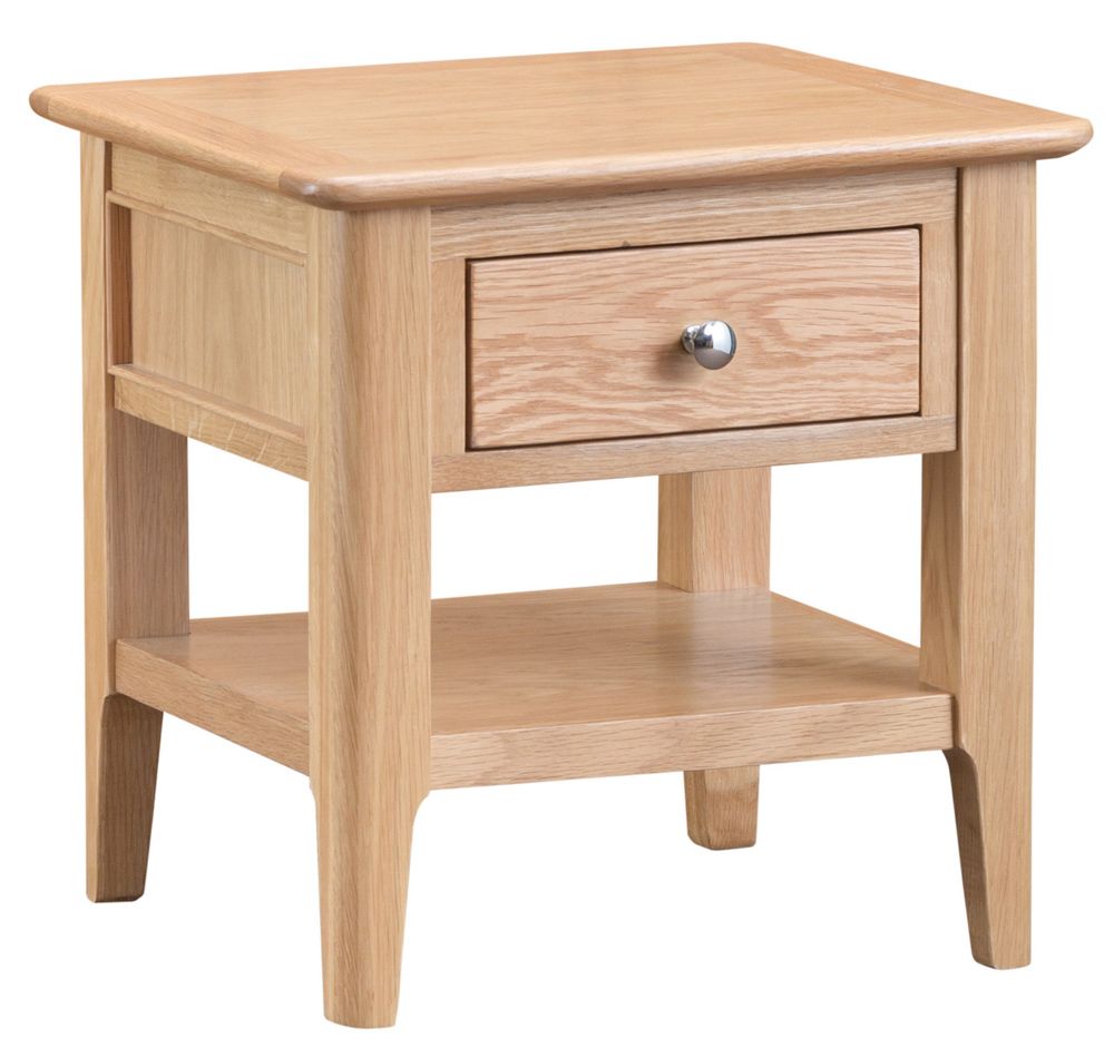 Norwich Lamp Table - Oak