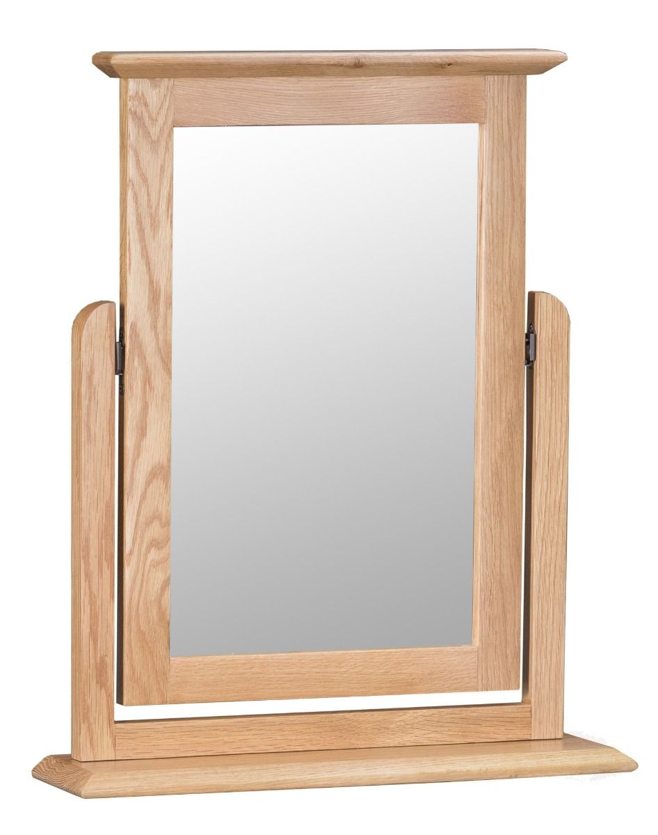 Norwich Trinket Mirror - Oak - Kettle Homes