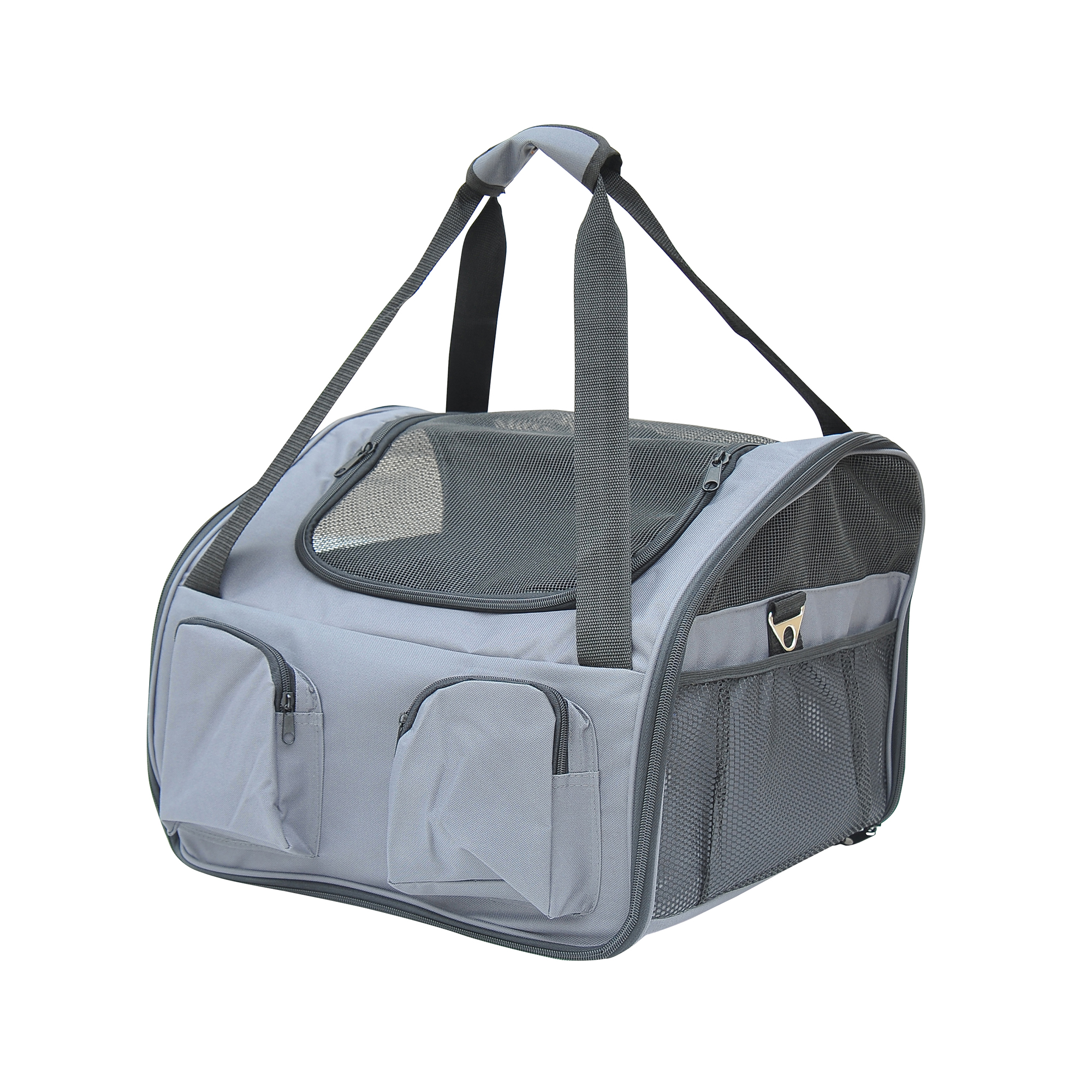 41Lx34Wx30H cm Pets Carrier Folding Bag-Grey - Life Essentials