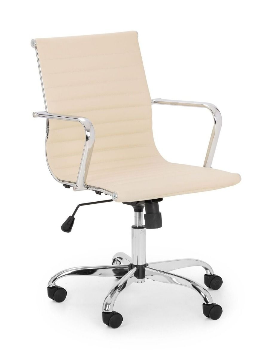 Gio Office Chair - Ivory - JB Collections