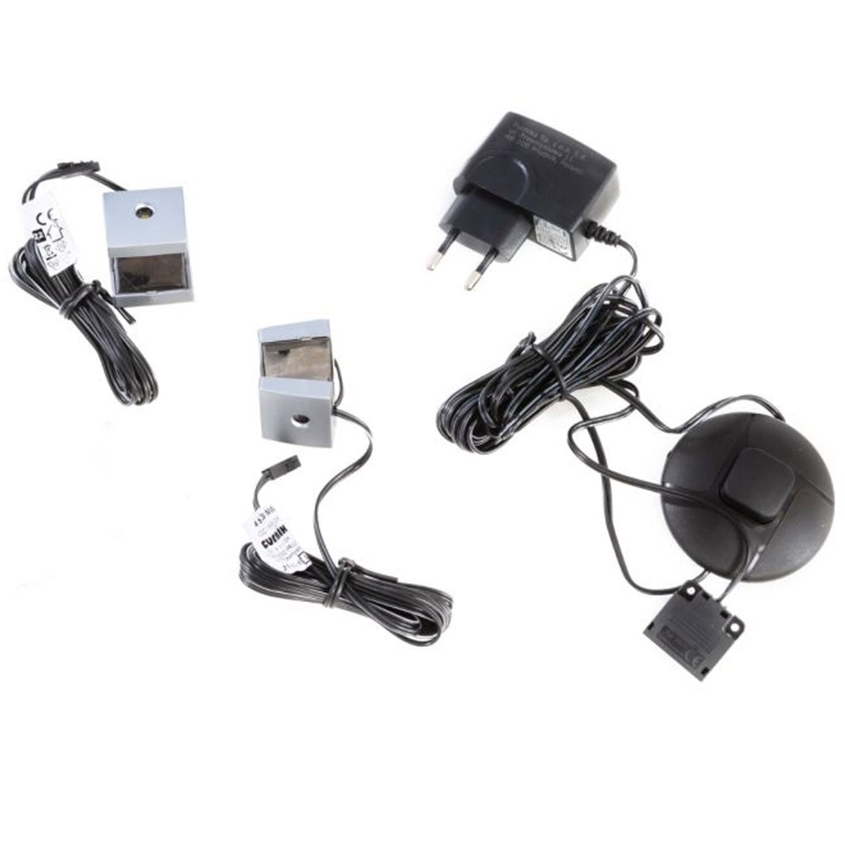 FENDALL Up and Down LED Cabinet Lighting Set for Shelves - White - Rosalind Collection
