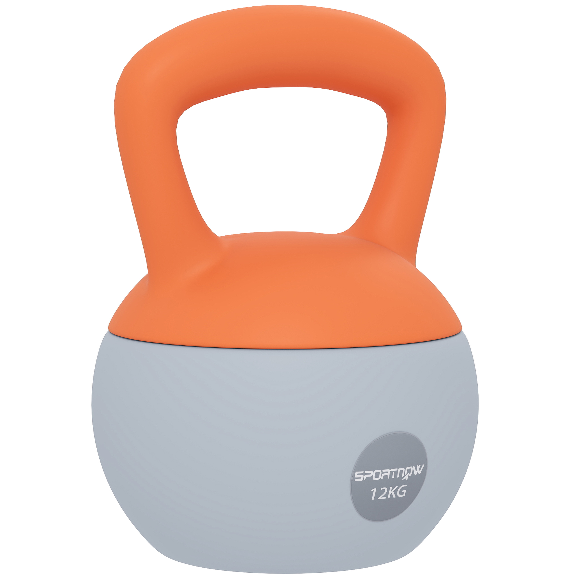 SPORTEDGE Soft Kettlebell Kettlebell with Non Slip Handle Orange, Grey - Life Essentials