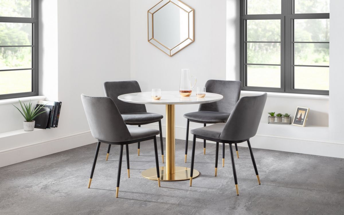 Palermo Round Pedestal Table - JB Collections
