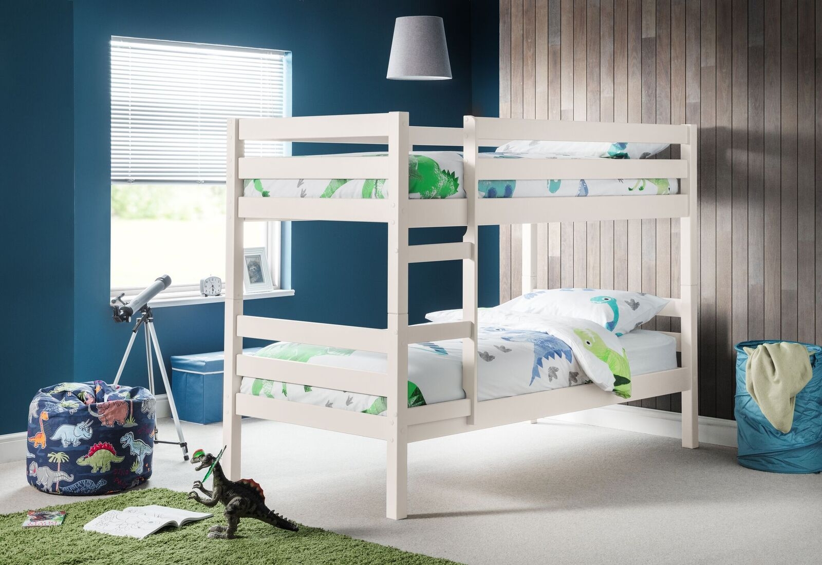 Camden White Bunk Bed - JB Collections