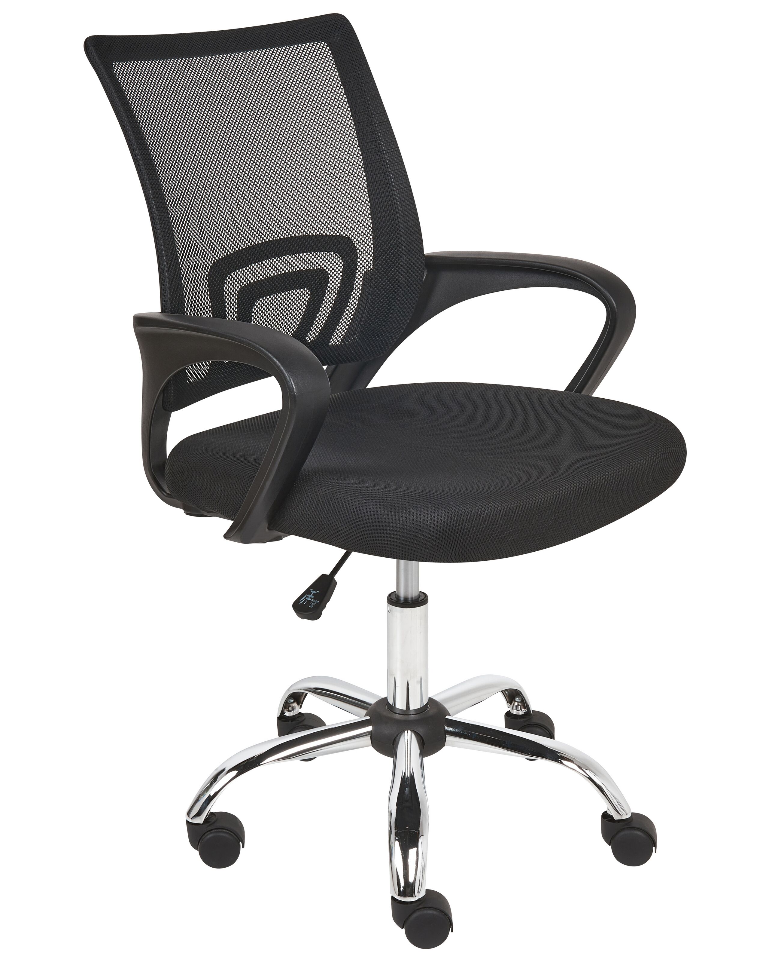 Swivel Office Chair Black SOLID - Gemini Interiors