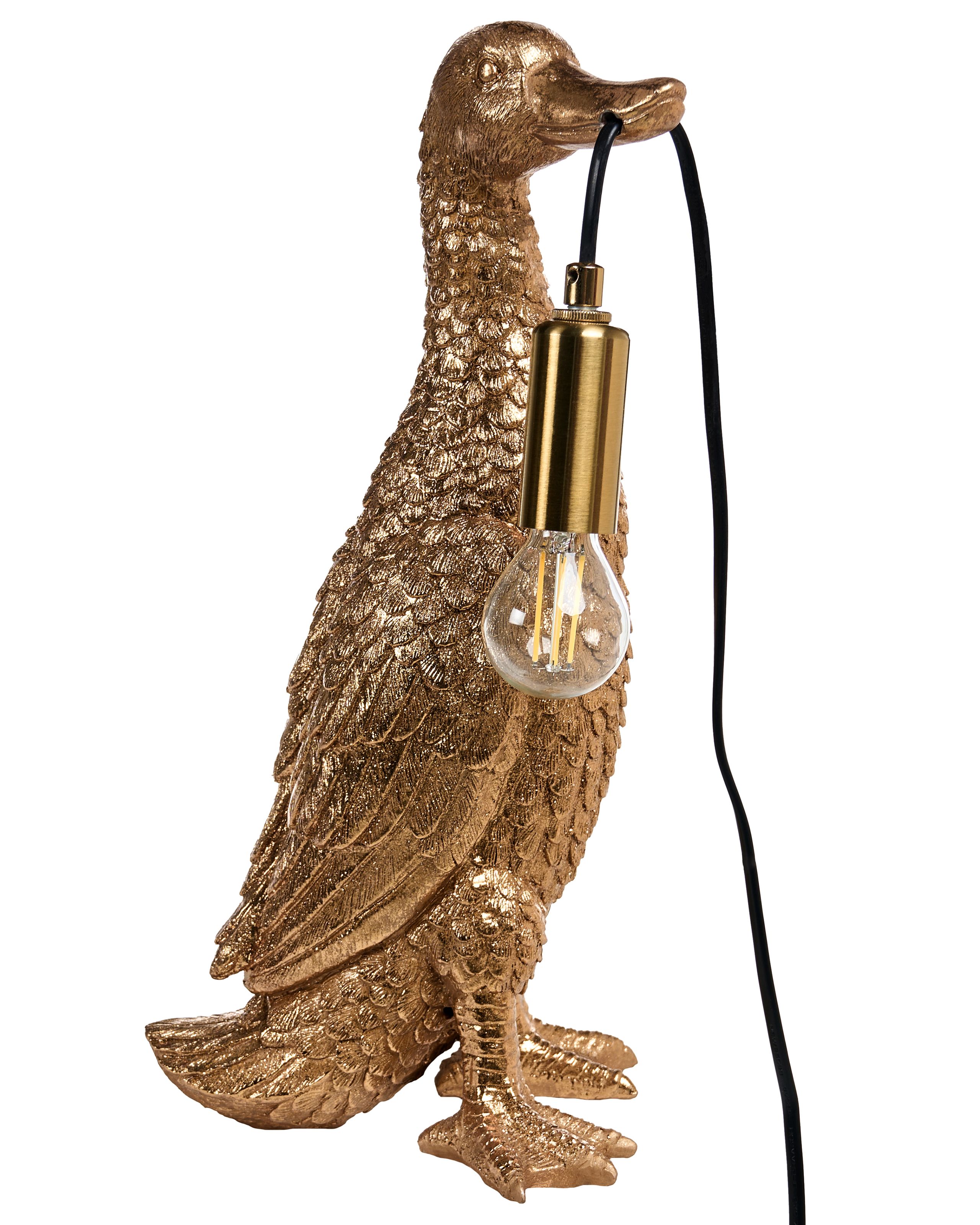 CARRONMERE Table Lamp Duck - Gold - Gemini Interiors