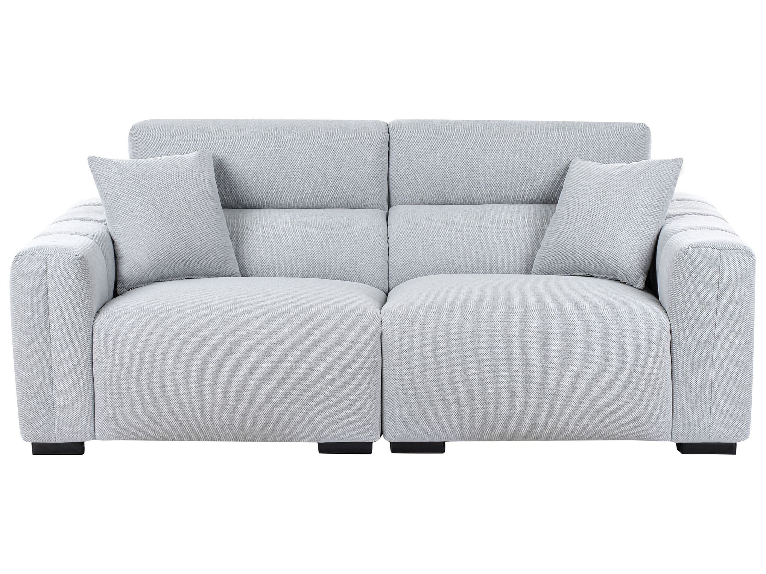 3 Seater Sofa - FAUSAKN Fabric Sofa Light Blue - Gemini Interiors
