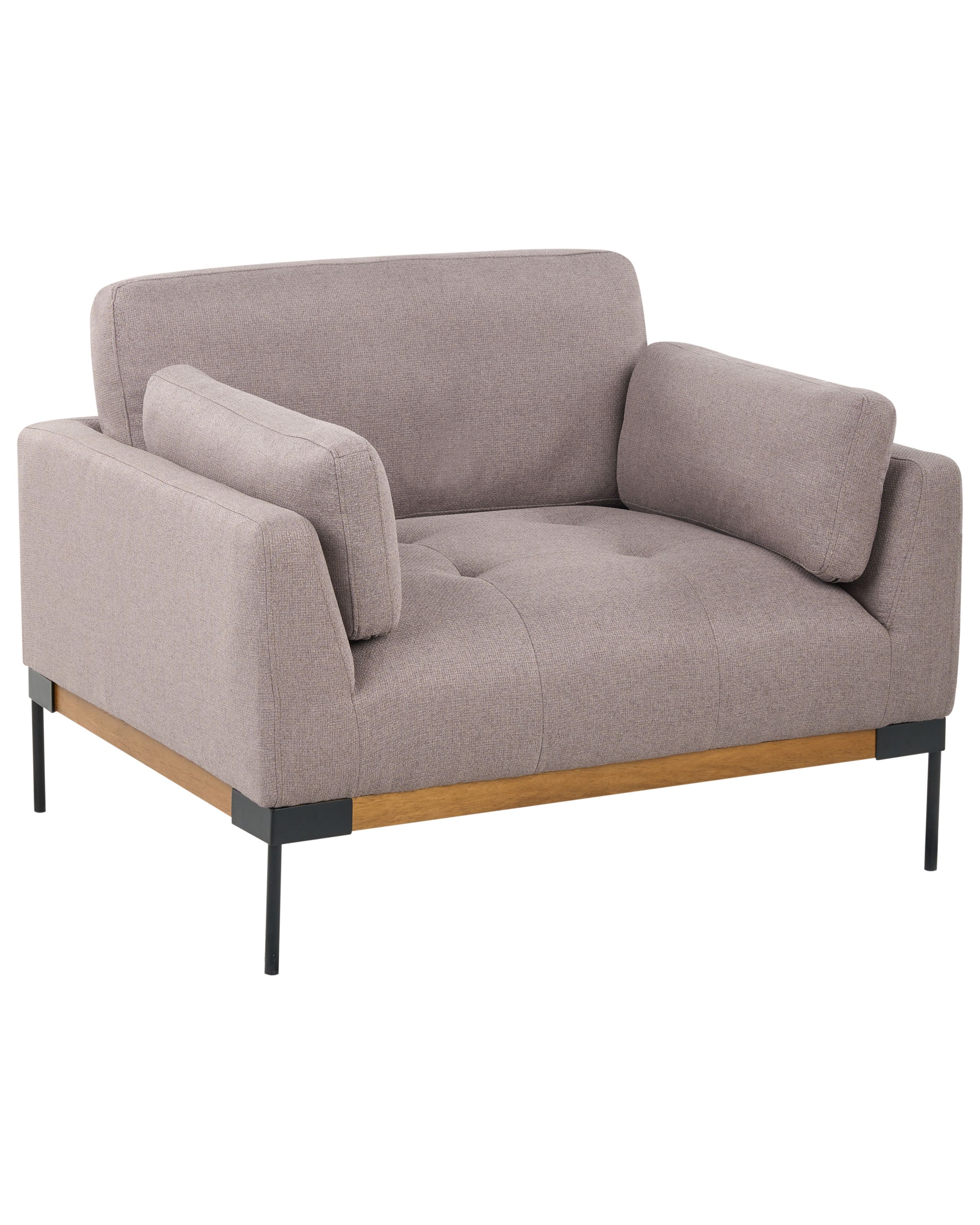 Armchair SKAVEN Fabric Taupe - Gemini Interiors