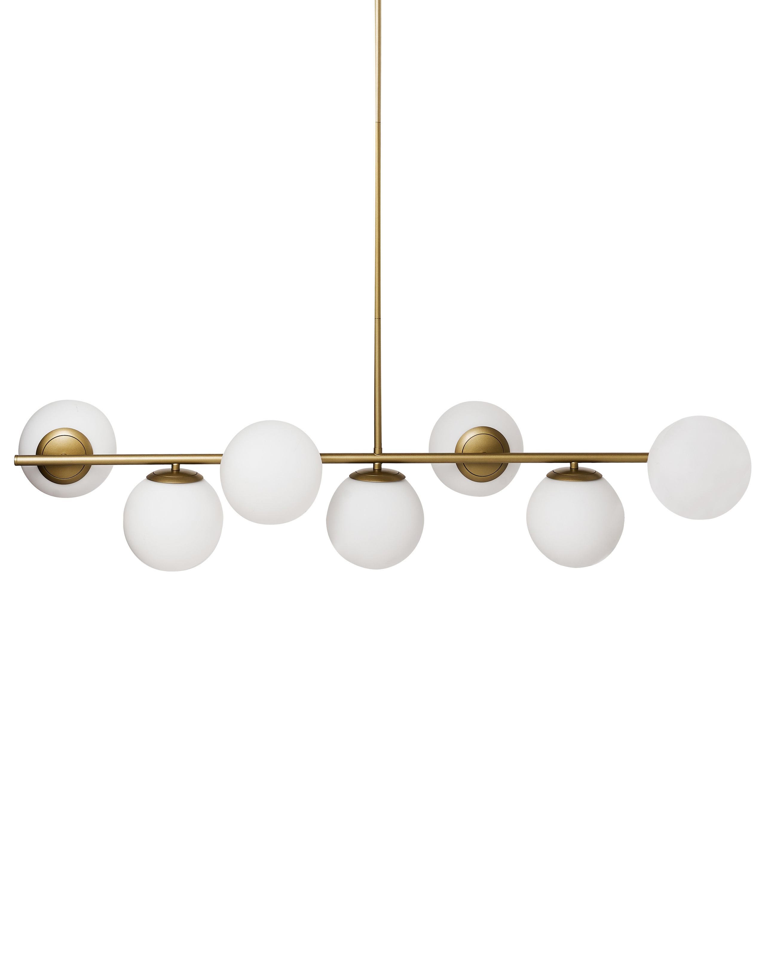 STRICKLEY Metal Pendant Lamp - Gold - Gemini Interiors