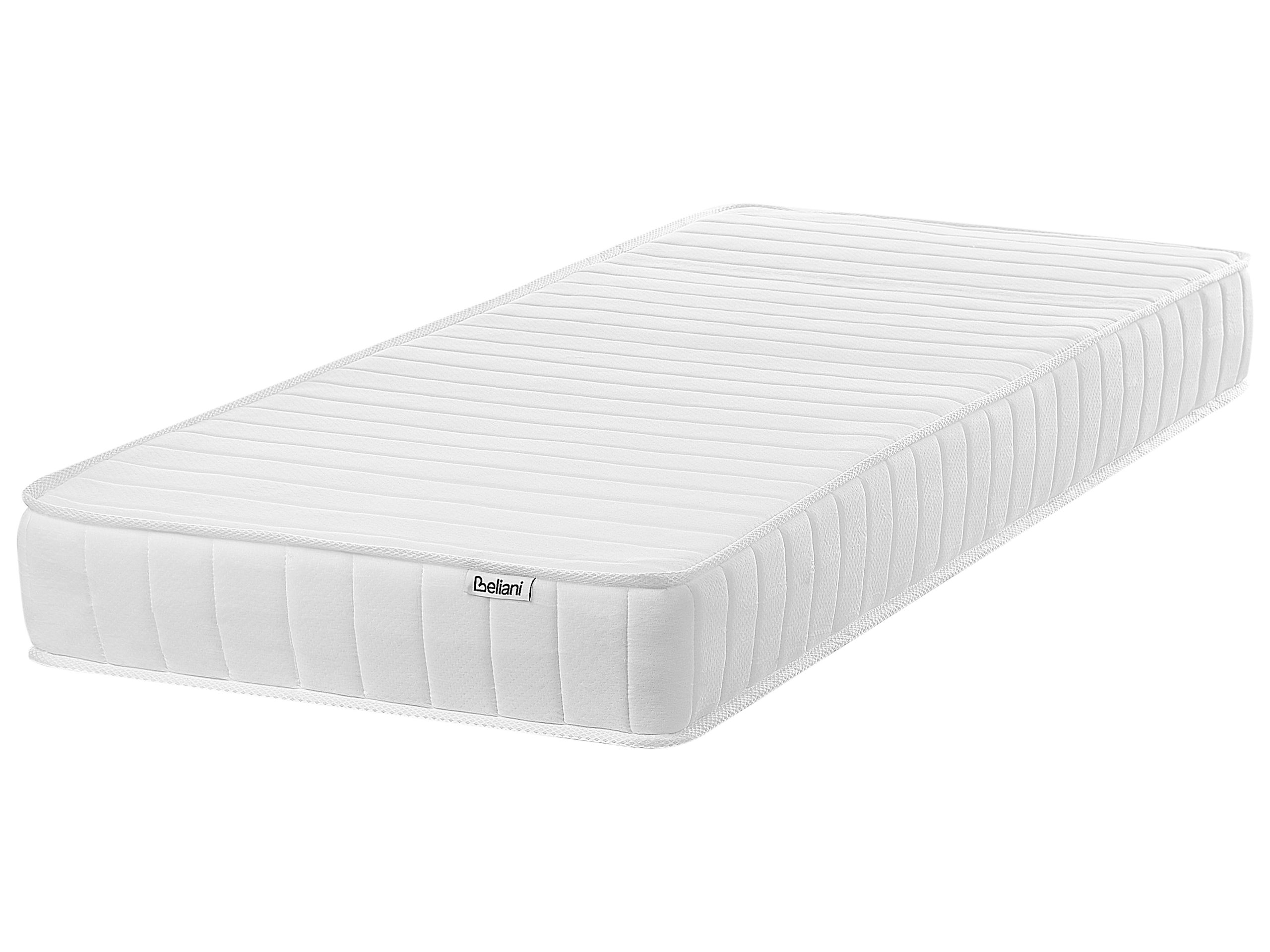 KISTY Pocket Spring Mattress Firm 80 x 200cm EU Small Single - White - Gemini Interiors